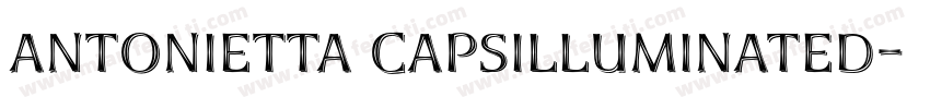 Antonietta CapsIlluminated字体转换